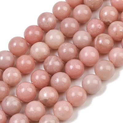 Natural Pink Opal Beads Strands GG-CBAA3AB-04-10mm-1