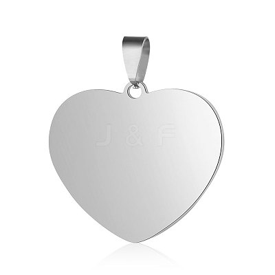 Tarnish Resistant 201 Stainless Steel Stamping Blank Tag Pendants STAS-S105-T590-35-1-1