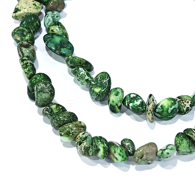 Natural Imperial Jasper Bead Strands G-P444-05E-1