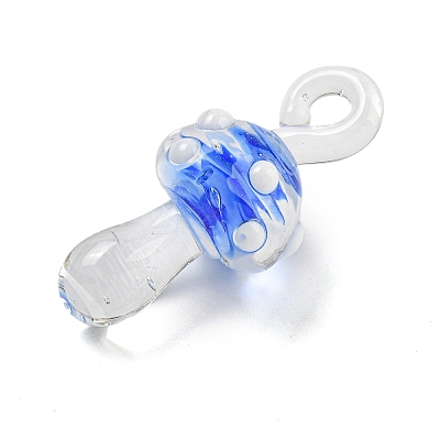 Handmade Lampwork Pendants LAMP-S067-02F-1