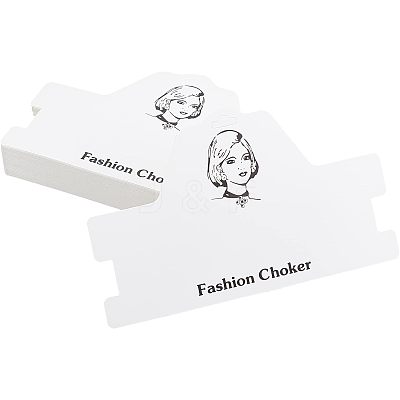 Cardboard Necklace Display Cards CDIS-FG0001-43-1