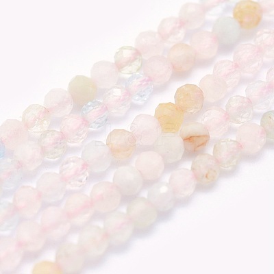 Natural Morganite Beads Strands G-O166-25-2mm-1
