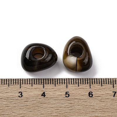 Two Tone Opaque Acrylic Beads MACR-Z002-02E-1