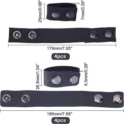 4Pcs Military Tactical Belt Buckle Heavy Duty and 1 Set Tactical Double Snap Belt Keeper Loop FIND-FH0002-66-1