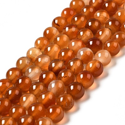 Natural Carnelian Beads Strands X-G-F718-07-1