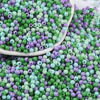 Opaque Acrylic Beads OACR-H118-07A-06-1
