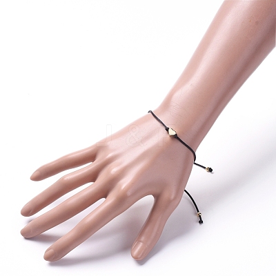 Adjustable Nylon Thread Braided Bead Bracelets BJEW-JB05037-01-1