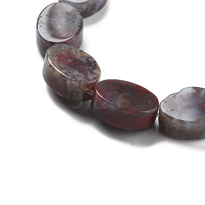 Natural Dyed & Heated Indian Agate Beads Strands G-P559-B27-01-1