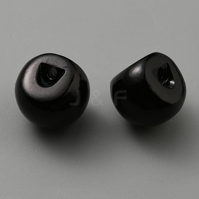 Resin Imitation Pearl Buttons LS-RESI-WH0034-38D-1