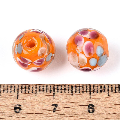 Handmade Lampwork Beads Strands LAMP-T007-04M-1