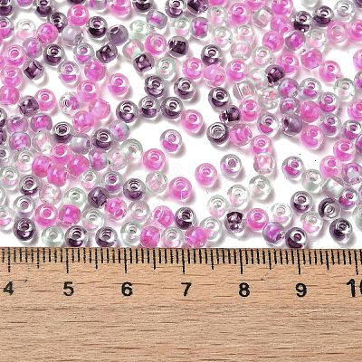 Transparent Glass Round Seed Beads X1-SEED-B001-05A-02-1
