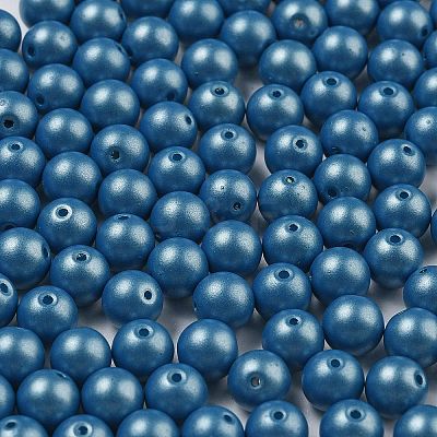 Baking Paint 3/0 Glass Seed Beads SEED-A034-02C-1