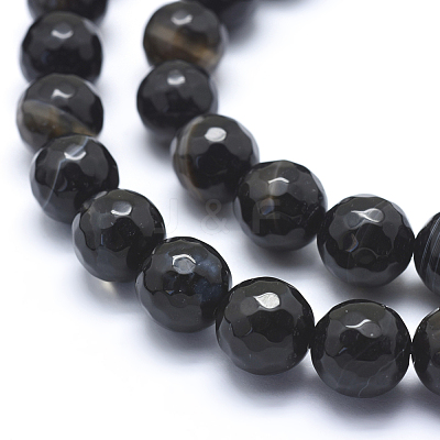 Natural Agate Beads G-J371-08-12mm-1