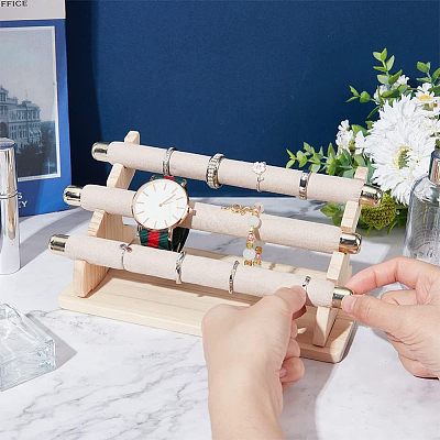 3-Tier Velvet Ring Display Stands RDIS-WH0009-010-1