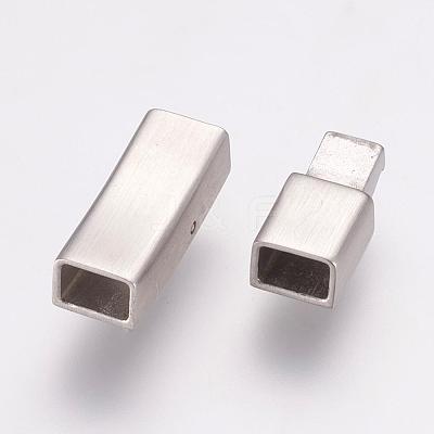 Tarnish Resistant 304 Stainless Steel Bayonet Clasps STAS-K145-16P-1