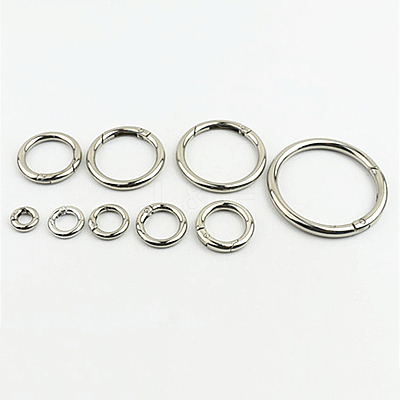 Alloy Spring Gate Rings PURS-PW0001-414D-P-1