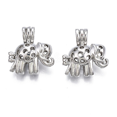 Rack Plating Alloy Locket Pendants PALLOY-N158-012S-1