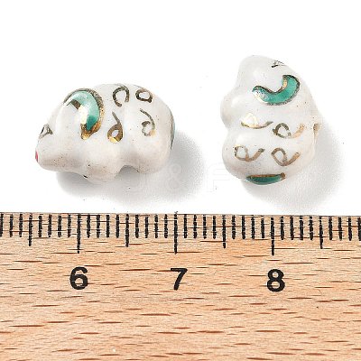 Handmade Porcelain Beads PORC-L079-12-1