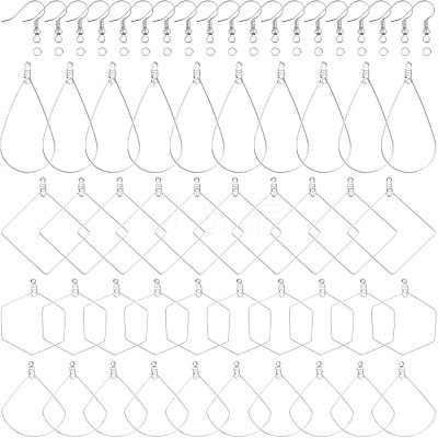 DIY Beaded Hoop Earring Making Kits DIY-UN0002-43P-1