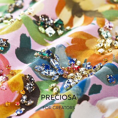 Preciosa® MAXIMA Crystal Round Stones Y-PRC-RBSS12-20050-1