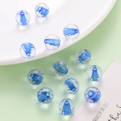 Transparent Acrylic Beads TACR-S154-10A-86-1