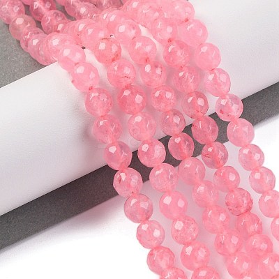 Natural Malaysia Jade Beads Strands G-K288-6mm-14-1