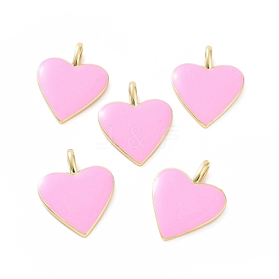 Brass Enamel Pendants LS-KK-P204-14G-C-1