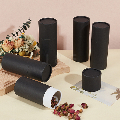 Cardboard Paper Essential Oil Bottle Storage Boxes with Cap LS-CON-WH0107-52A-1