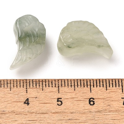 Natural Jade Carved Beads G-P550-19-1