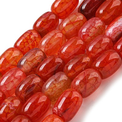 Natural Dragon Veins Agate Beads Strands G-A223-D11-01D-1