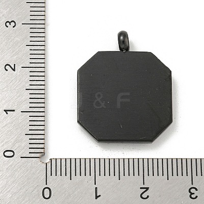 304 Stainless Steel Pendants STAS-F307-16EB-1