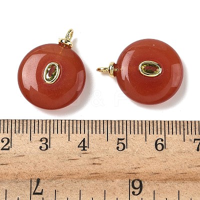 Dyed Natural White Jade Pendants G-H328-05G-A08-1