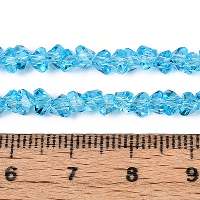 Transparent Glass Beads Strands X-GLAA-N018-4mm-03-1