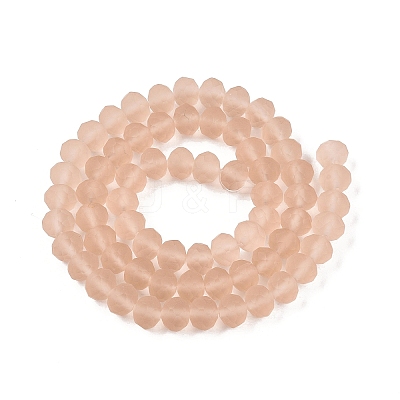 Transparent Glass Beads Strands EGLA-A044-T8mm-MD20-1