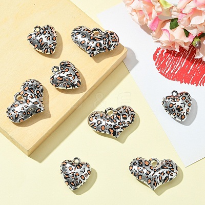 8Pcs 2 Colors Acrylic Pendants OACR-YW0002-55-1
