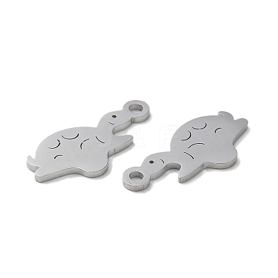 Non-Tarnish 304 Stainless Steel Pendants STAS-Q303-22P-1