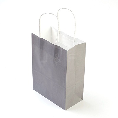 Pure Color Kraft Paper Bags AJEW-G020-B-07-1