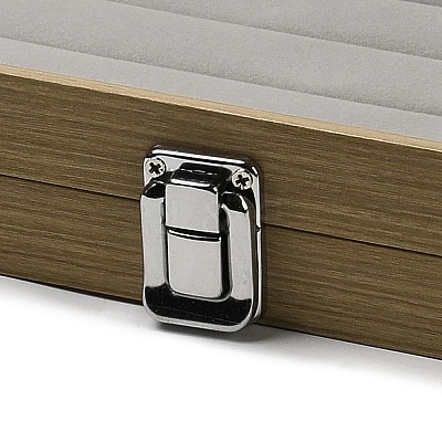 8-slot Wooden Ring Presentation Boxes ODIS-M007-02-1