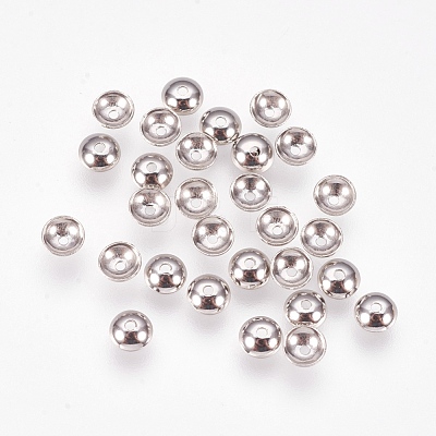 Non-Tarnish Apetalous 201 Stainless Steel Bead Caps STAS-L205-13B-1