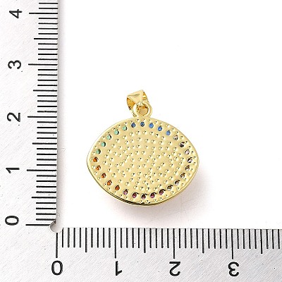 Real 18K Gold Plated Brass Pendants KK-A198-05G-01-1