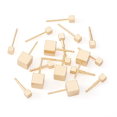 Brass Stud Earrings for Women EJEW-TA0001-67-1