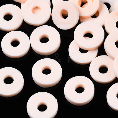 Handmade Polymer Clay Beads CLAY-R067-6.0mm-B48-1