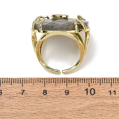 Natural Labradorite Cuff Rings GG-CBA5FCC-02G-07-1