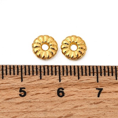 Tibetan Style Spacer Beads TIBEB-S030-G-FF-1