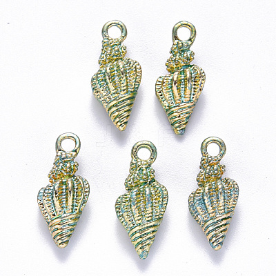 Alloy Enamel Pendants ENAM-N054-019B-1