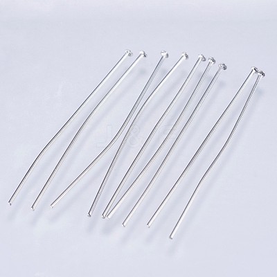 Tarnish Resistant 304 Stainless Steel Flat Head Pins STAS-F145-07P-0.6x35mm-1