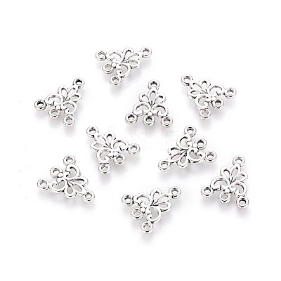 Triangle Tibetan Style Alloy Chandelier Components Links X-LF0178Y-1