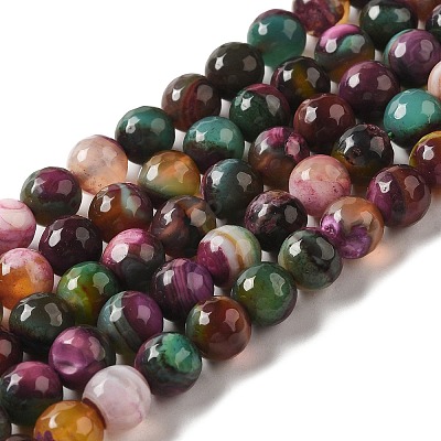 Natural Agate Beads Strands G-G079-A06-03-1