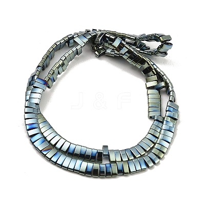 Electroplated Non-magnetic Synthetic Hematite Beads Strands G-G089-A02-12-1