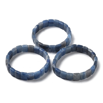 Natural Kyanite Stretch Bracelets BJEW-F406-B25-1